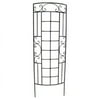 Panacea Romantic Curved Garden Trellis, Black, 72"H, Pk of 5