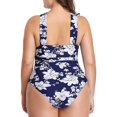 thumbnail image 4 of Women's Swimsuits One Piece Tummy Control Front Cross Backless Swimsuit Bathing Suit, 4 of 5