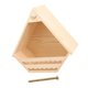 thumbnail image 4 of Casa para pájaros decorativa para mascotas, lugar cálido y protegido, casa para pájaros colgante de madera Estilo B, 4 of 8