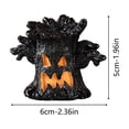thumbnail image 4 of Tryvkinvive Light Up Spooky Tree Stump Decor,Halloween LED Haunted Tree Figurine,Mini Scary Tree Tabletop Ornament for Home Decor Supplies Indoor,Village Scene & Party Decor, 4 of 7