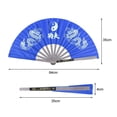 thumbnail image 6 of Tebru Martial Arts Fan,Stainless Steel Tai Chi Martial Arts Kung Fu Dance Practice Training Performance Fan, 6 of 8