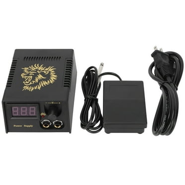 Tattoo Machine Power Supply Tattoo Foot Pedal LED Display Complete Tattoo Starter Kit 110?220VUS Plug
