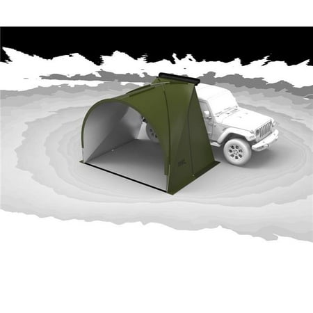 3D Maxpider Modular Car Awning Tent, Army Green