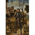 thumbnail image 1 of 24"x36" Gallery Poster, Young Knight in a Landscape by vittore carpaccio 1510, 1 of 1