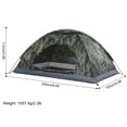 thumbnail image 4 of Ultralight Camping Tent Single-layer Portable Tent with UV Protection Coating UPF 30+ Suitable for Outdoor Beach Fishing, 4 of 8