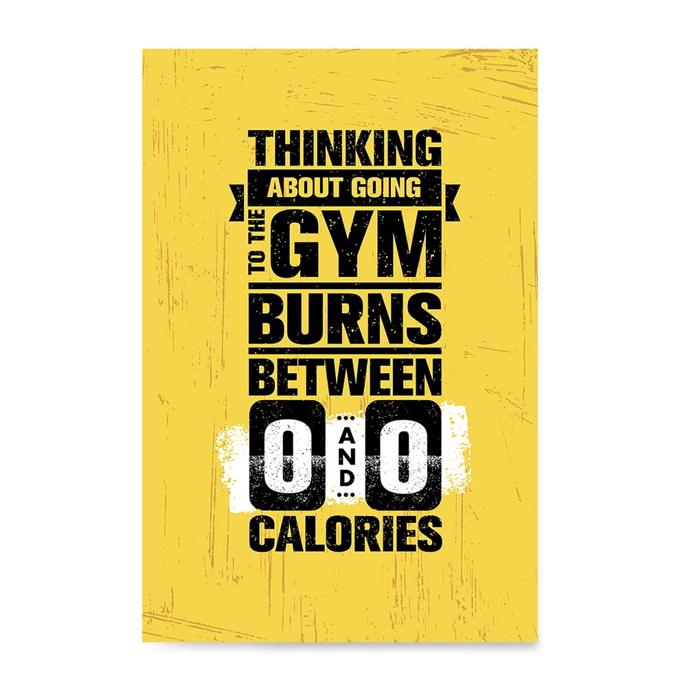 EzPosterPrints - Gym Inspiration Motivation Quotes - Poster Printing