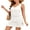 029-White, variant on Beach Cover Up for Women Sleeveless Tank Swimsuit Cover Up Hollow Out Seethrough Sexy Crochet Cover Up Shermie