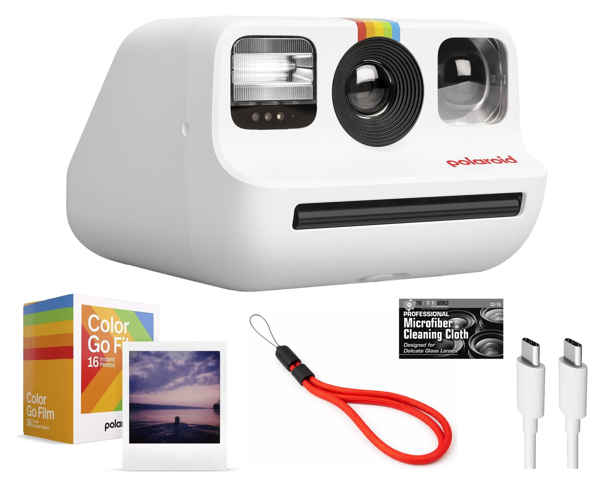 Polaroid Originals Polaroid GO Gen 2 Camera, White, Mini Instant