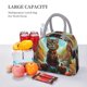 thumbnail image 5 of Easygdp Riverside Meditating Cat Bolsa de Almuerzo Insulada Grande, Forro de Aluminio, Diseño Espacioso, a Prueba de Fugas, Ideal para Trabajo, Picnics, Viajes y Actividades al Aire Libre, 5 of 6