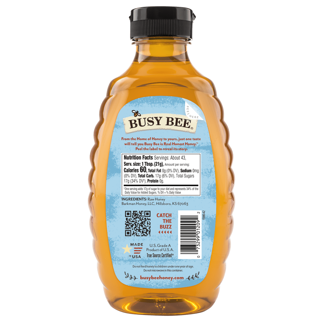 Busy Bee Raw, Dakota Clover Honey, 32 oz - Walmart.com