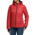 thumbnail image 2 of Tommy Hilfiger Womens Packable Hooded Puffer Jacket Size: Medium, Color: Crimson (Red), 2 of 2