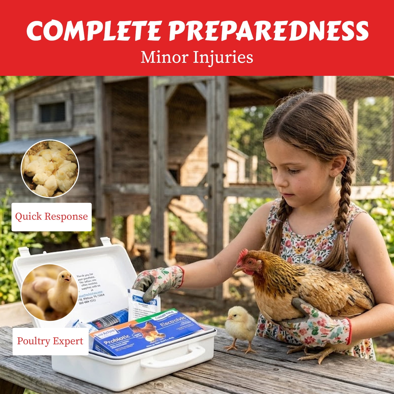 Essential Poultry First Aid Kit for Backyard Chickens