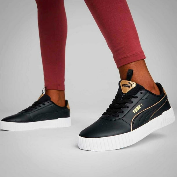 Tenis Puma Casual Carina 2.0 Pop Up Metallics Mujer Negro