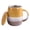 Yellow, variant on Ceramic Tea Cup With Loose Leaf Infuser, Tea Infuser Mug With Lid, 450ml, Gradient Tea Cup-Blue-450ml