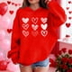 thumbnail image 3 of Sudadera con capucha y estampado de corazón de San Valentín, sudadera de manga larga para niños y niñas, chaqueta para niñas de talla mediana y grande., 3 of 7