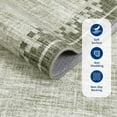 thumbnail image 6 of COZONY 8'x10' Modern Bordered Area Rug, Soft Washable Non-Skid Low Pile Carpet for Living Room, Green, 6 of 7