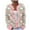 Pink, variant on Womens Plus Size Christmas Snowman Graphic Cardigan Button Down Long Sleeve Knitted Color Block Cardigan Jacket