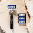 thumbnail image 5 of Steampunk Design Razor Kit: 2 Handles & 48 Blade Refills - Stainless Steel Safety Razor for Men with Anti-Slip Grip, Gift Ready Shaving Set, 5 of 10