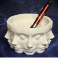thumbnail image 3 of Clever Contraptions Vase Face | Face Planter for Succulents, Cactus, and Plants – Medium, 3 of 10