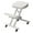 White/White, variant on Modern Home Ergonomic Rolling Kneeling Posture Chair - Camel/Black