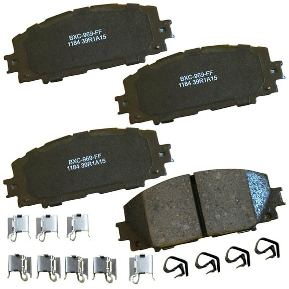Disc Brake Pad Set Fits select: 2007-2011 TOYOTA YARIS, 2017 TOYOTA PRIUS