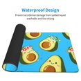 thumbnail image 4 of Bingfone Flowers Avocado Large Gaming Mouse Pad,Extended Desk Mousepad With Stitched Edges,Non-Slip Base,Water Resist Keyboard Pad For Gamer, Office & Home, 29.5 X 16 In, 4 of 9