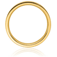 thumbnail image 4 of 14K Solid Yellow Gold 2.5mm Comfort Fit Plain Classic Wedding Band Ring, 4 of 13