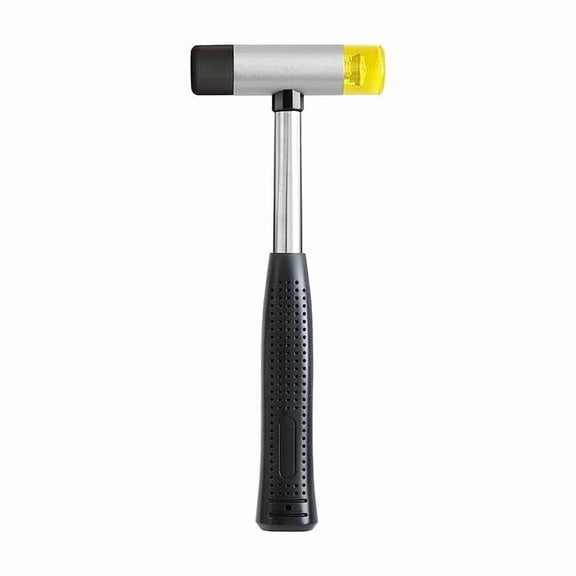 Westward 16 oz. Soft Face Hammer, 12 in L Steel W/ Vinyl Grip Handle 4YR68