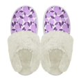 thumbnail image 3 of CHAQLIN Women's Fuzzy Slippers Bedroom House Cotton Slippers Fluffy Plush Warm Slip-on Indoor Shoes, 3 of 8