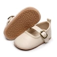thumbnail image 4 of Nygoyerh Baby Girl Princess Shoes Lightweight Mary Jane Flats Wedding Dress Shoes with Non-Slip Rubber Sole, 4 of 5