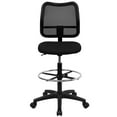 thumbnail image 3 of Mid-Back Black Mesh Drafting Chair, 3 of 9