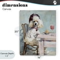thumbnail image 4 of Stupell Industries Eclectic Ladies Who Lunch Poodle Canvas Art, 16 x 20, by Annabelle Hall, 4 of 8