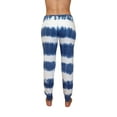 thumbnail image 3 of Just Love Loop Terry Tie Dye Jogger Pants for Women (Tie Dye Navy Cream, 3X), 3 of 3