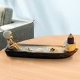 thumbnail image 3 of Quemador de incienso con forma de barco con , soporte para varillas de incienso, decoración de Halloween, estatua, adorno de escritorio para, 3 of 10