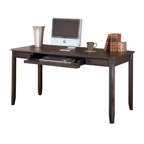 Ashley Carlyle Almost Black Home Office Large Leg Desk H371 44 Walmart Com