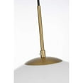 thumbnail image 6 of Living District Baxter 14 Inch Pendant Frosted White Shade in Satin Gold, 6 of 9