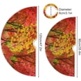 thumbnail image 3 of FMSHPON Autumn Xmas Christmas Tree Skirt Stand Mat for Holiday Party Decoration Indoor Outdoor 36 inches, 3 of 6