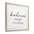 thumbnail image 2 of Stupell Industries Coastal Kindness Changes Everything Birch Framed Print Under Glass, 21 x 17, by Lettered and Lined, 2 of 8