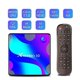 thumbnail image 1 of X88 Pro Android 11 Tv Box 2.4g&5g Wifi 16g 32g 64g 128g 4k 3d Tv Receiver Media Player H.265 High Quality Set Top Box, 1 of 5