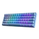 thumbnail image 1 of HK GAMING GK61 60% v3 | Teclado Mecánico para Juegos Hotswap | 61 Teclas con Retroiluminación RGB Multicolor para PC/Mac Gamer | Distribución US (Blue, Cherry Mx Speed Silver), 1 of 8