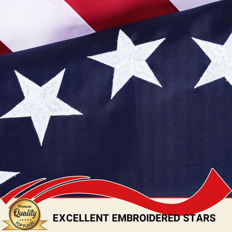 Betsy Ross 1776 Tea-Stained 3x5 Ft Flag - Embroidered 420D Polyester By G128