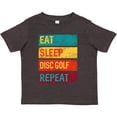 thumbnail image 3 of Inktastic Disc Golfer Eat Sleep Disc Golf Repeat Boys or Girls Toddler T-Shirt, 3 of 5