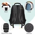 thumbnail image 5 of Uorisanigo Kids Backpack 17 Inch, Durable and Lightweight Bookbag for Girls Boys, Large Capacity Casual Daypack with Adjustable Shoulder Straps Black Basketball Pattern, 5 of 7