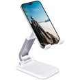thumbnail image 1 of Cell Phone Stand, Phone Holder Stand Desk Phone Stand for Office Adjustable Mobile Phone Holder Fully Forldable Portable Flexible Compatible with All iPhone Series, Samsung, Other Smartphones, 1 of 5