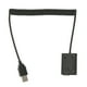 thumbnail image 2 of Decodificador FW50 Decodificador Completo De Plástico Negro Paquete De Batería Simulada Con Puerto USB 2A Con Cable De Resorte Para Cámara Digital, 2 of 7