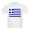 White, variant on CafePress - Greece Flag Kids Light T Shirt - Light Classic Kids Graphic, Short Sleeve T-Shirt, Sizes XS-XL