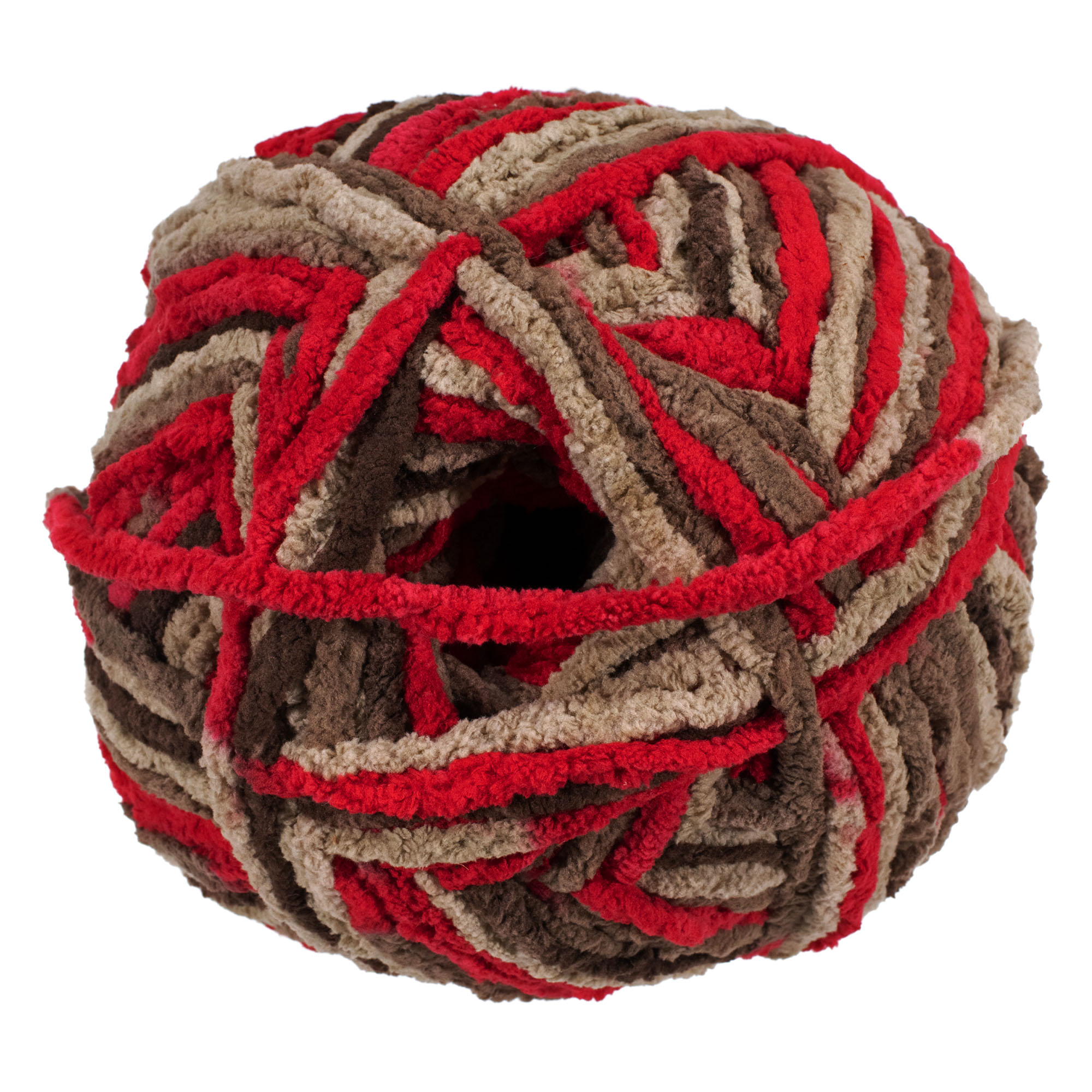 220 Yard Skein of Super Bulky Size 6 Blanket Yarn - 100% Polyester Fibers - Machine Wash and Dry - Ideal for Weaving, Knitting, and Crocheting