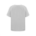 thumbnail image 5 of XIMIN Toddler Baby Boys T-Shirts Kids Short Sleeve Crewneck Solid Loose Fit Basic Tees Casual Tops Summer Beach Vacation Tops Tees (5-6 Years, Silver), 5 of 7