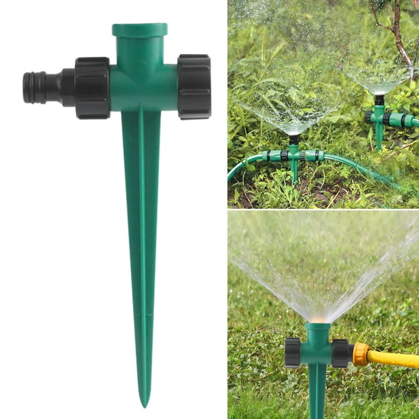Ruanlalo 2Pcs Watering Plug Double Head Garden Hose Sprinkler