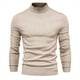 thumbnail image 2 of Suéter grueso y cálido de otoño e invierno, suéter delgado de cuello medio para hombre, suéter multicolor para hombre, 2 of 6